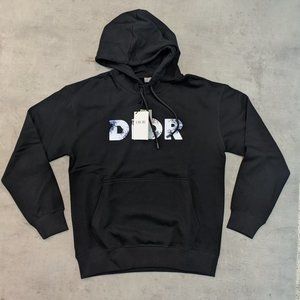 Christian Dior Men Black Color Hoodie
